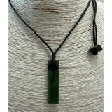 New Zealand Pounamu Bound Toki (Adze) Necklace