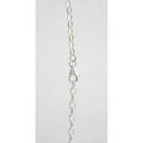 Sterling Silver Oval Belcher Chain (50cm)