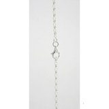 Sterling Silver Oval Belcher Chain - 55cm (Fine)
