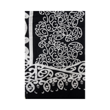 Sarong Kowhaiwhai design on Black & White