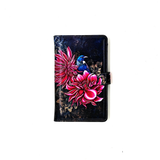 Leather Travel Purse - Tui in Dahlias