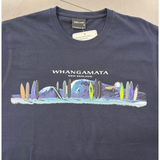Whangamatā Surfboard Print T-Shirt