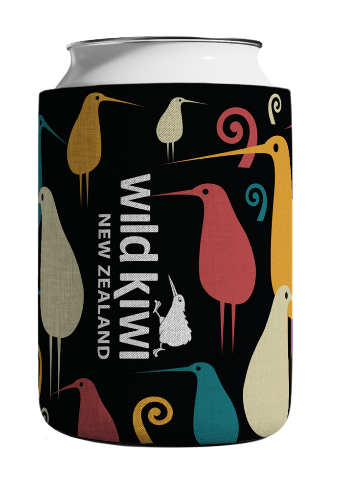 Can Cooler - Retro Kiwi