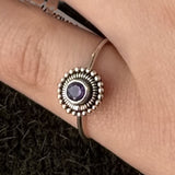Amethyst Faceted 4mm Ring Decorative