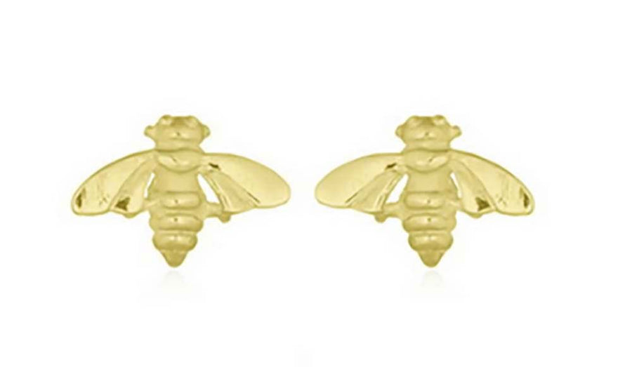 Honey Bee Stud Gold plated