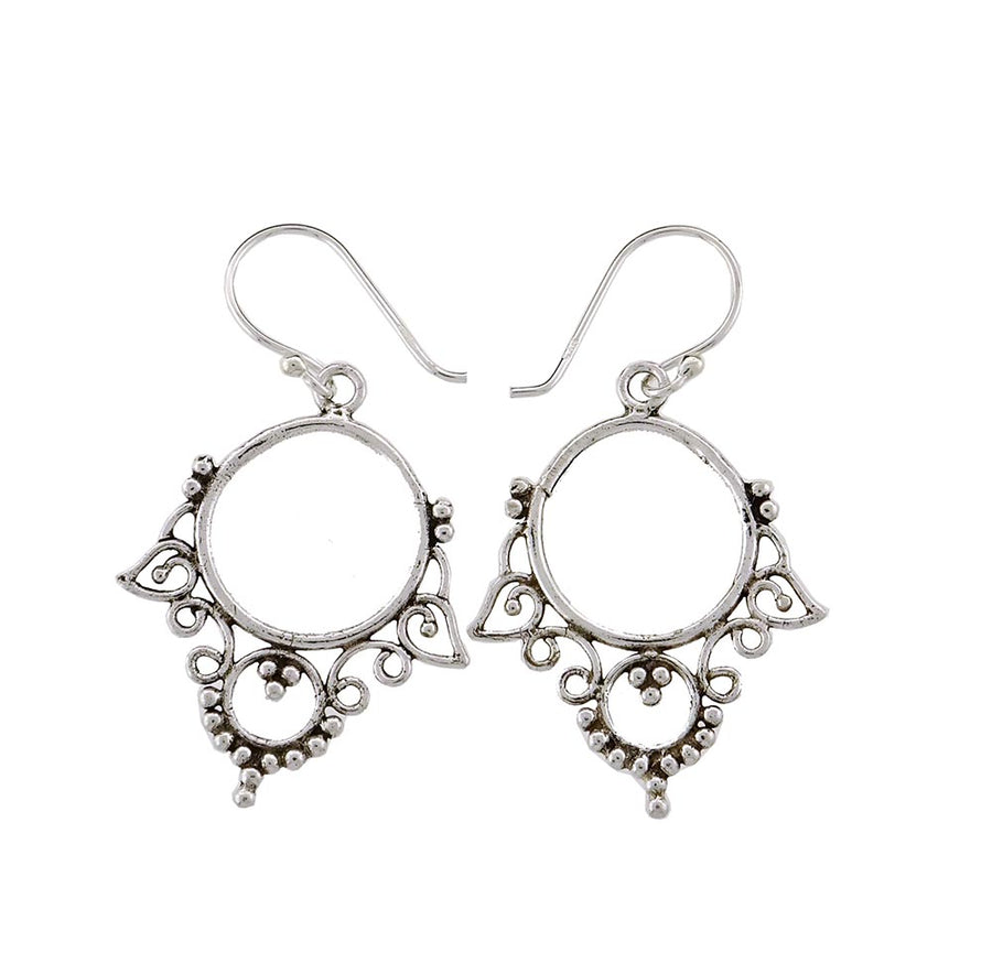 Sterling Silver Boho Style Earrings