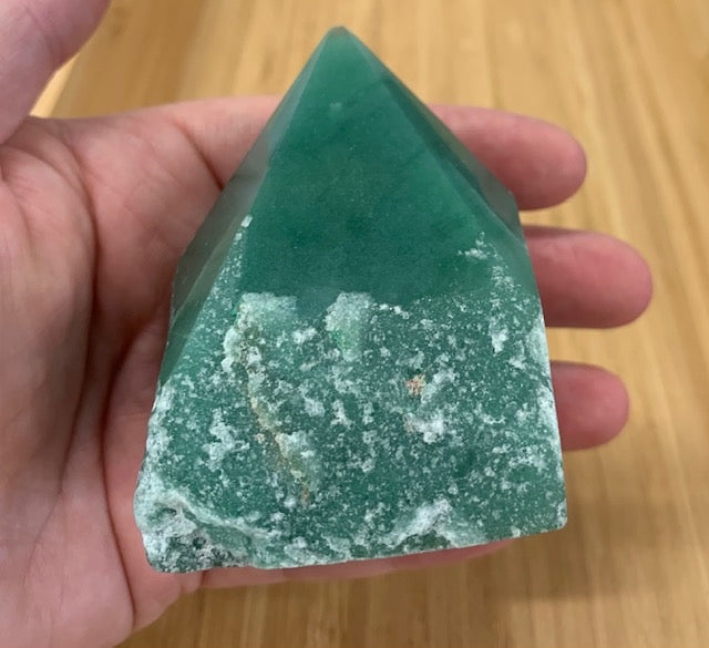 Aventurine Point - Part Polished