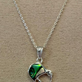 Pāua Pendant Kiwi Sterling Silver