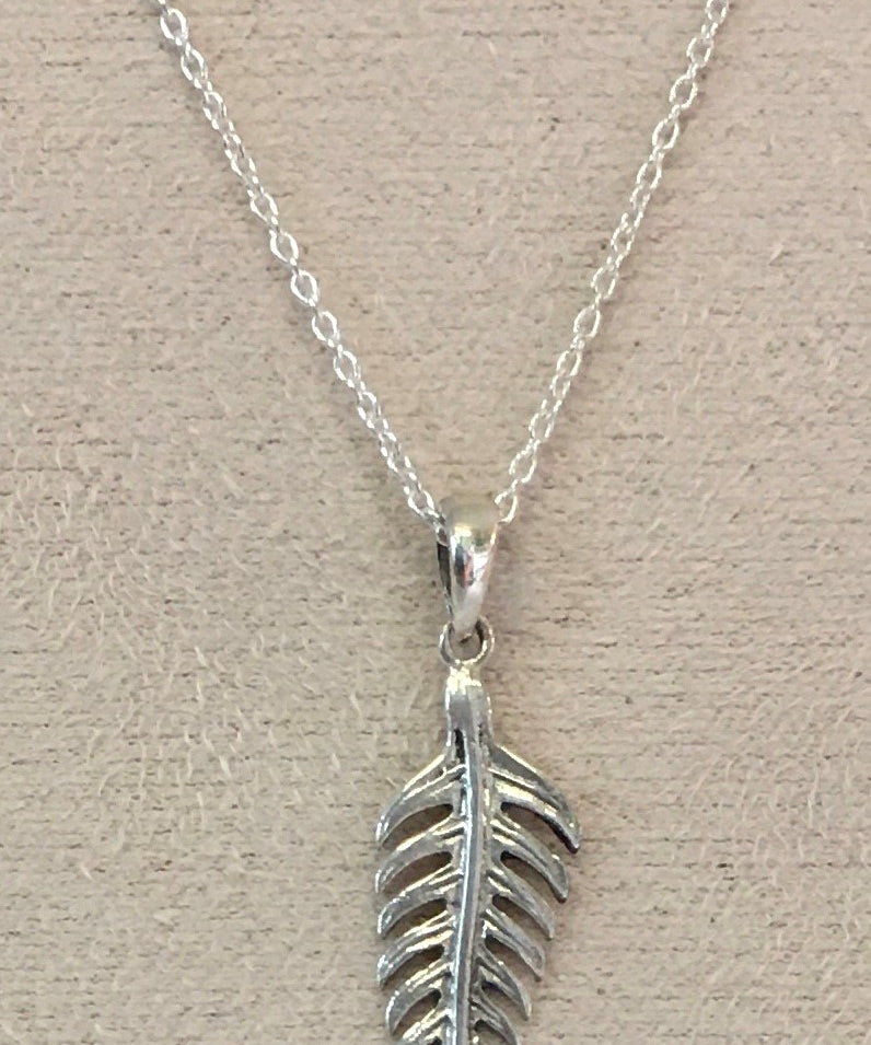 Silver Fern Pendant