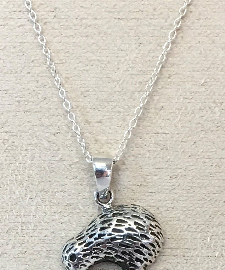Sterling Silver Kiwi Pendant