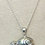 Silver Pendant Kiwi