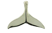 Whale Tail Sterling Silver Pendant