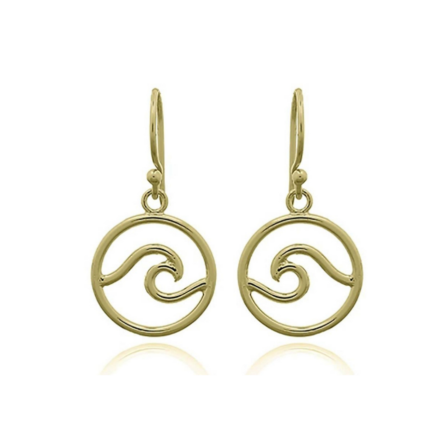 Wave Earring Gold Plated