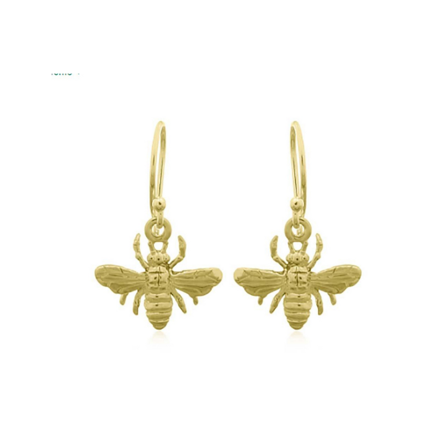 Honey Bee Earring Gold Plated