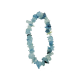 Aquamarine Chip Bracelet