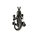Pendant pewter tuatara