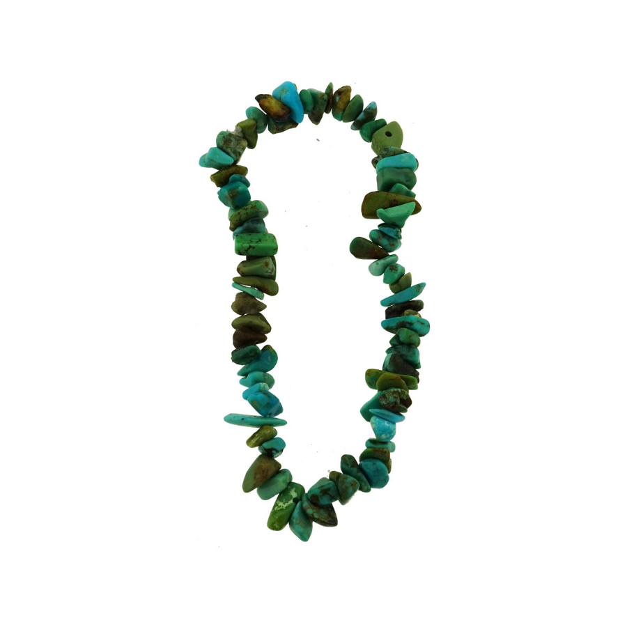 Turquoise chip bracelet