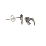 Sterling Silver Kiwi Stud Earring