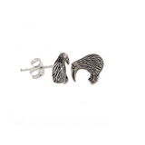 Sterling Silver Kiwi Stud Earring