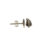Sterling Silver Fern Stud Earring