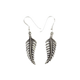 Sterling Silver Fern Earrings
