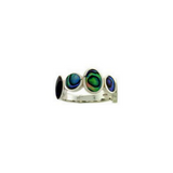 Pāua Ring in Sterling Silver