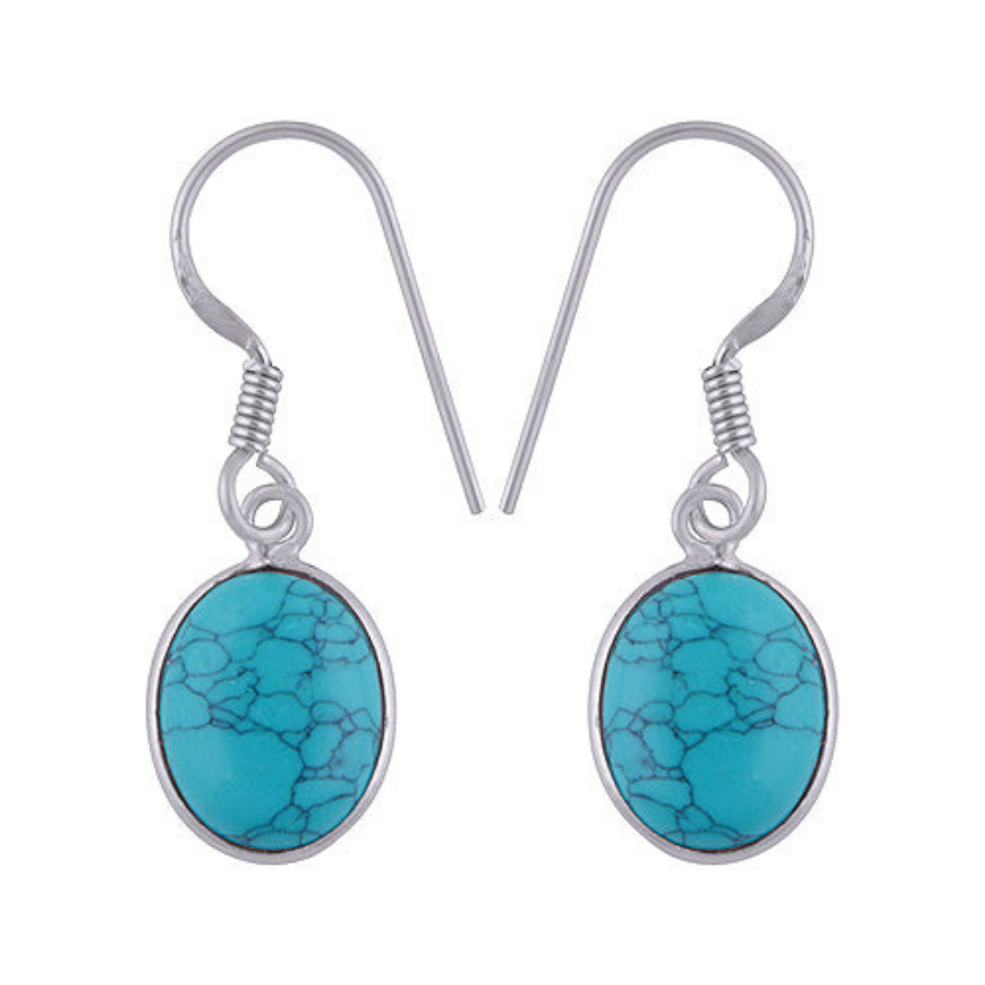 Turquoise & sterling Silver Earring