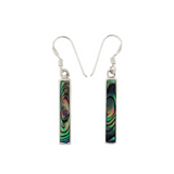 Pāua earrings drop