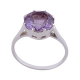 Amethyst round 11x11mm Ring