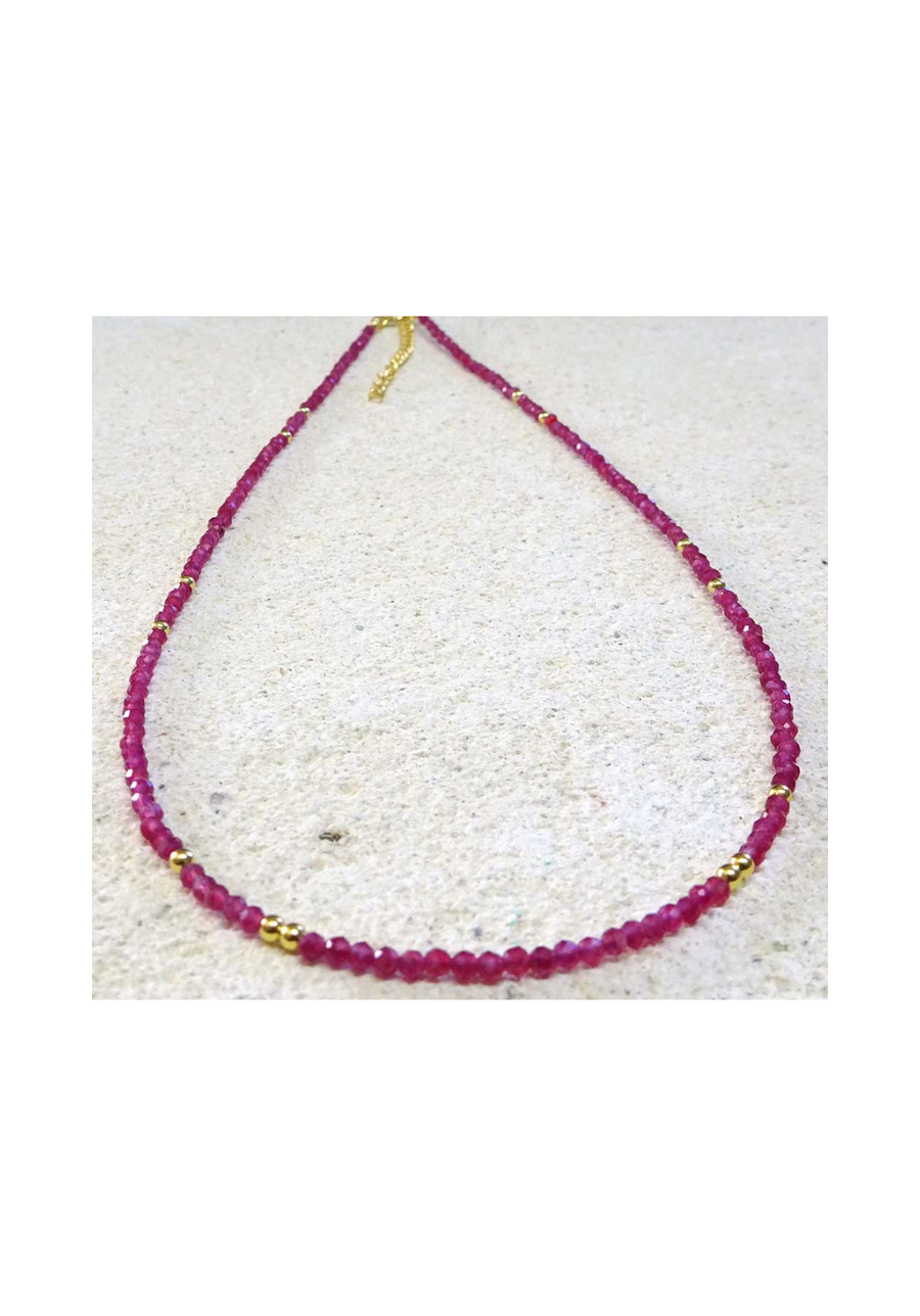 Ruby Natural Stone Necklace