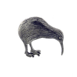 Pewter brooch kiwi