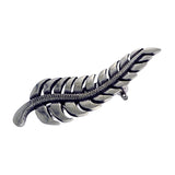 Pewter brooch fern