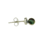 Pāua stud round  5mm