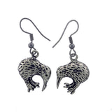 Pewter earrings kiwi