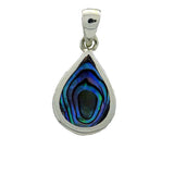 Pāua Pendant Teardrop