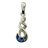Pāua Pendant Triple Twist