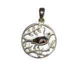 Pāua Pendant Bird Sterling Silver