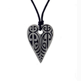 Pewter pendant heart