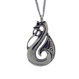 Pewter pendant manaia