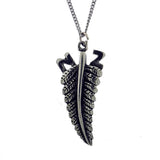 Pewter pendant fern NZ
