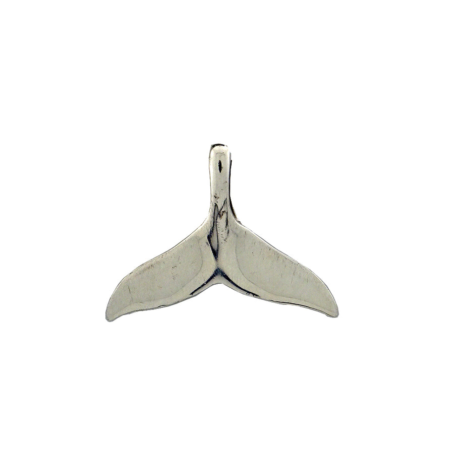 Silver Pendant Whale Tail Mini