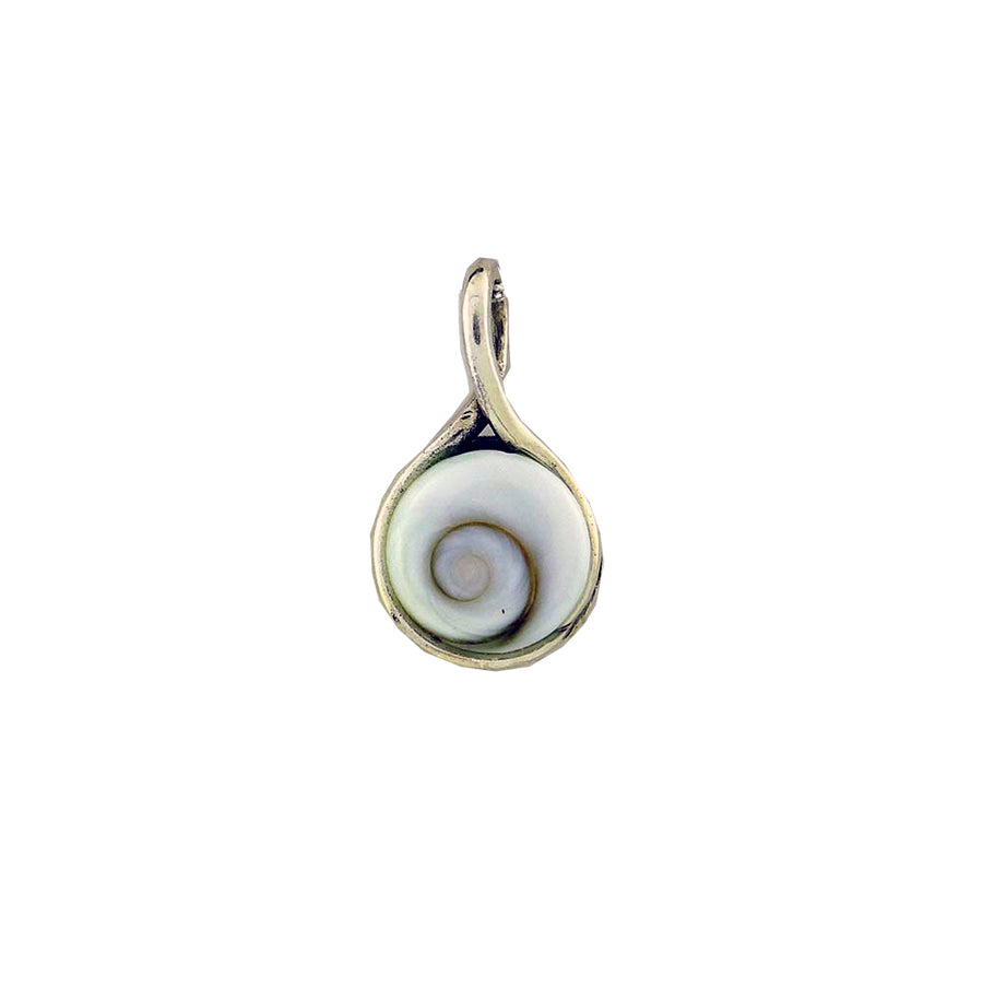 Cats Eye Pendant Sterling Silver Figure Eight